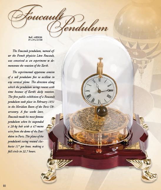 485036 Часы foucault pendulum Credan 2.jpg
