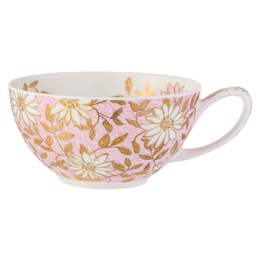 DNN78570981 Чашка чайная с блюдцем Dunoon Нуово 250 мл, розовая (1).jpg
