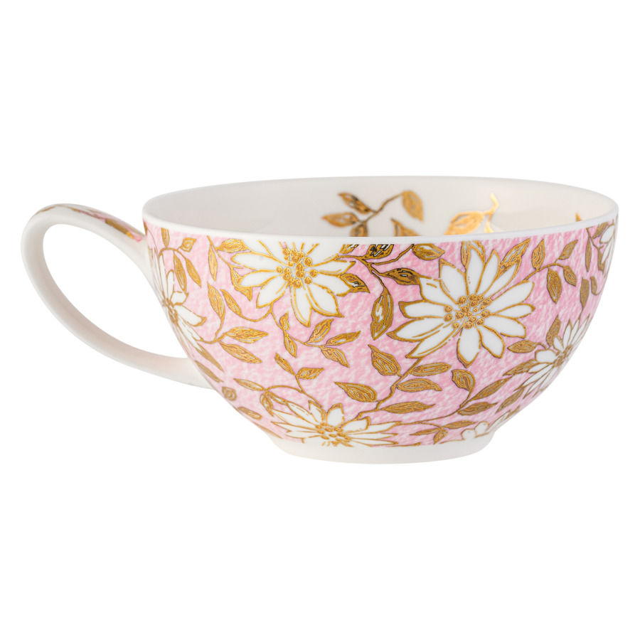 DNN78570981 Чашка чайная с блюдцем Dunoon Нуово 250 мл, розовая (4).jpg