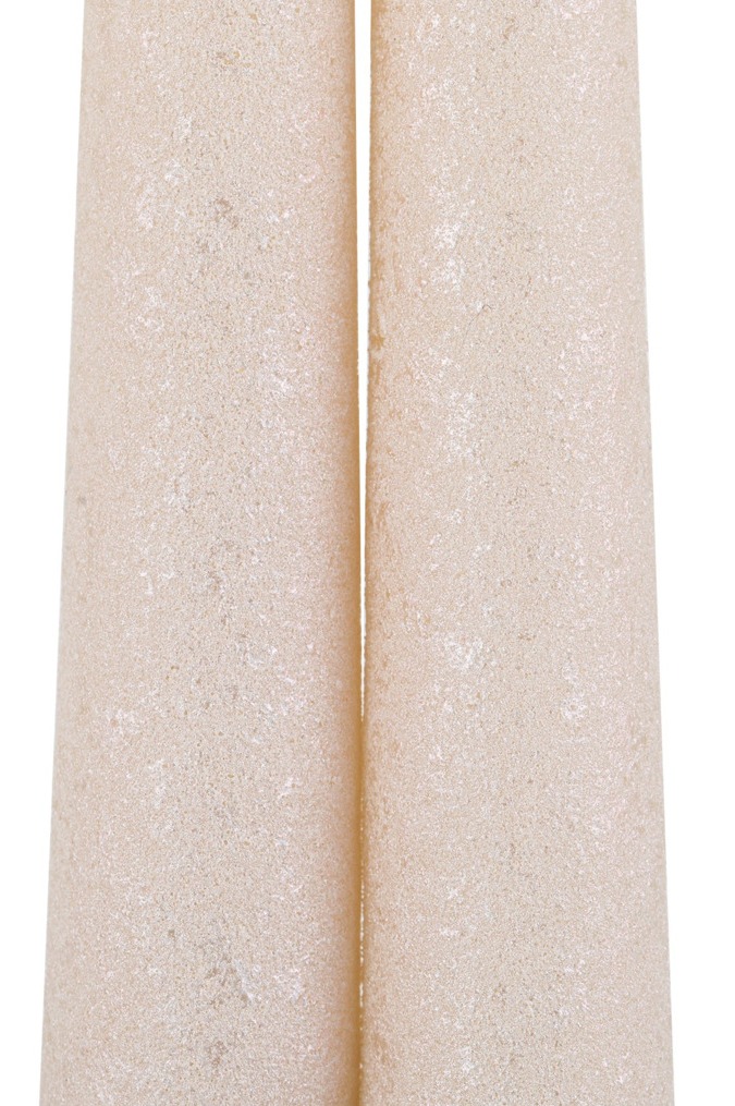 LUZ310.1 Набор свечей Luz your senses Рустик 30 см, 2 шт, жемчужный металлик (2).jpg