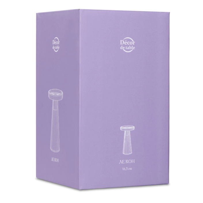 DDT-C14693-1 Подсвечник - ваза Decor de table Ле Кон 16,5 см, стекло (3).png