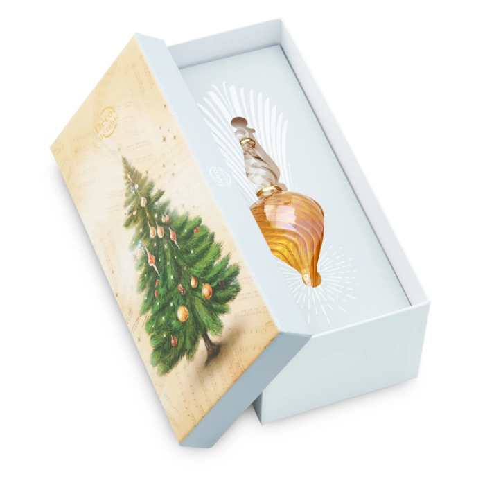 VNVEG24 1-1 Игрушка елочная Décor de Table Скапино 16 х 7см, золотая, подарочная коробка (1).png